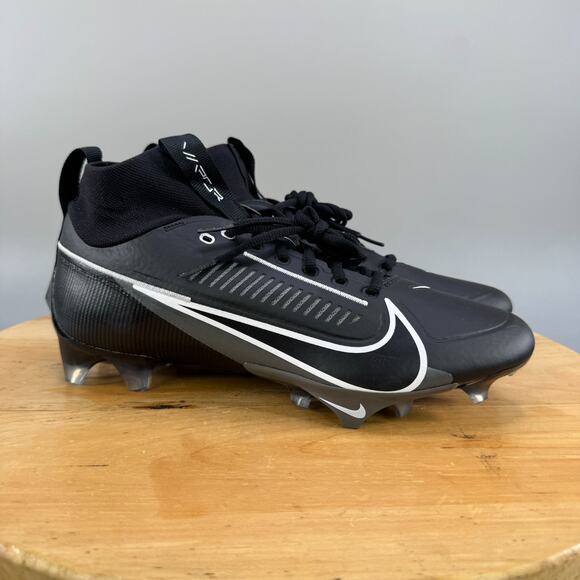 Nike Vapor Edge Pro 360 2 Men's Size 10.5 Football Cleats Black Iron DA5456-010 - Picture 1 of 9